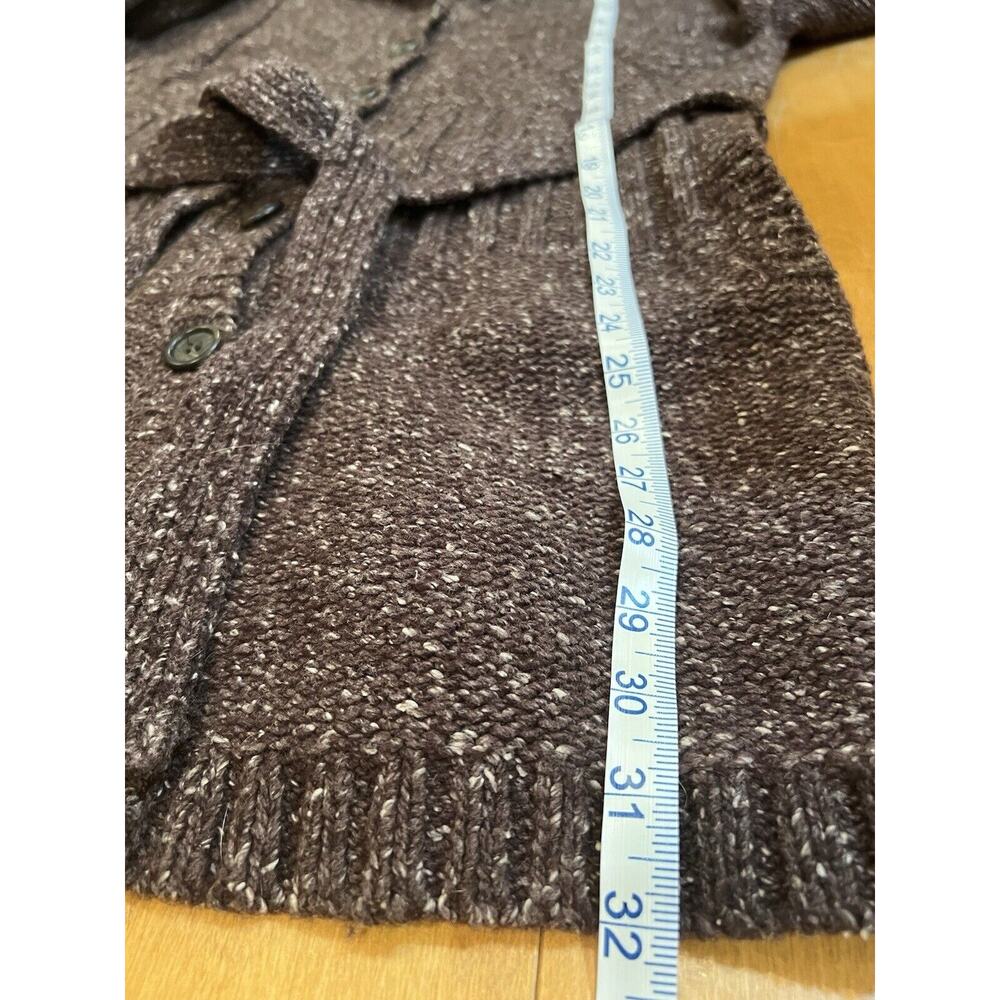 J.Crew Cardigan Sweater Wool Blend Shawl Collar 7 Button Size Large - Picture 13 of 13